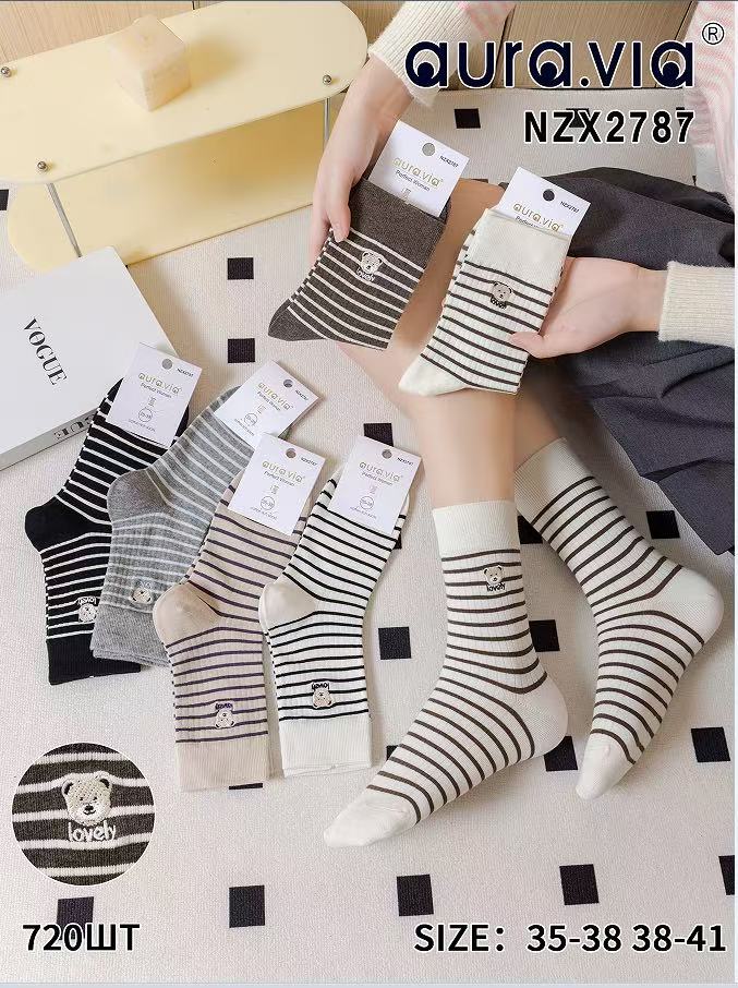 Skarpety damskie Roz 35-41, Mix kolor Paczka 40 szt
